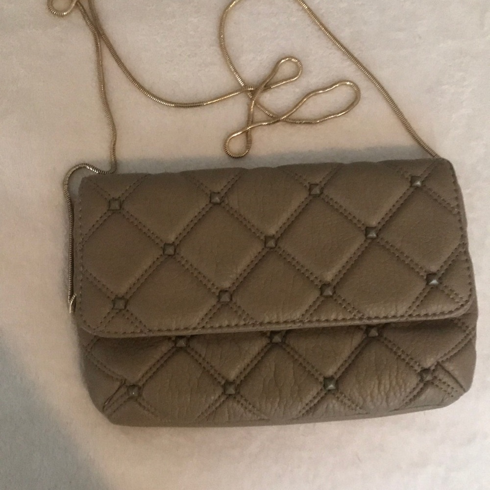 Deux Lux leather crossbody/clutch